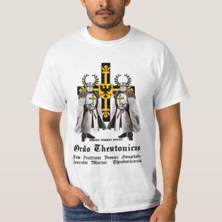 Camiseta Deutscher Orden zwei Ritter mit Ordenswappen