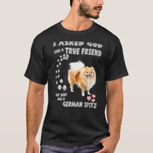 Camiseta Deutscher Spitz Mãe Fluffy Cachorro Pai Cute Germ