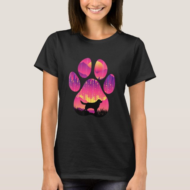 Camiseta Deutscher Wachtelhund Paw Mom Dad Dog  Women Men (Frente)