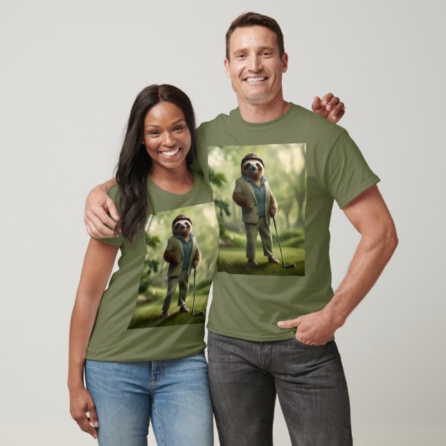 Camiseta "Devagar e Firme: Uma Luz Vestida para Golfe (Unissex)