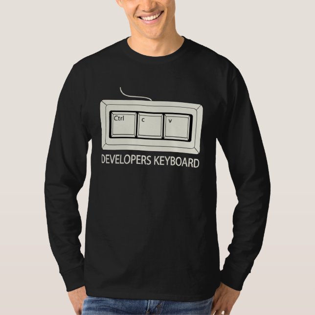 Camiseta Developers Keyboard Front End Developer Web Design (Frente)