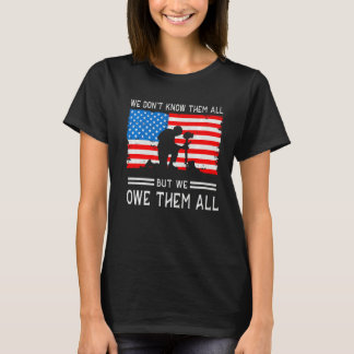 Camiseta Devemos-Lhes Bandeira Veterana Aposentada