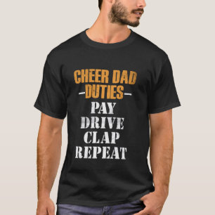 Camiseta Deveres de Pai Aplaudidor Pagam Dirigir Bater Palm