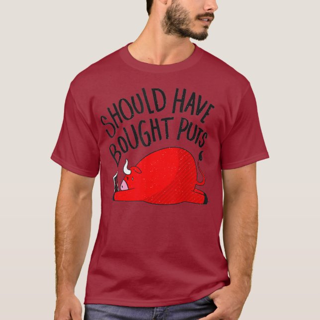 Camiseta Deveriam Ter Comprado Potas - Cotações De Negociaç (Frente)