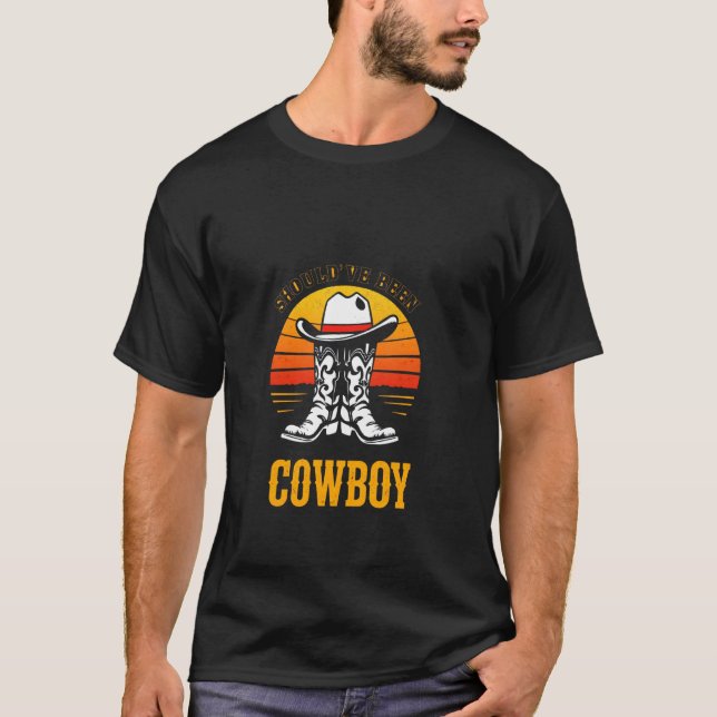 Camiseta DEVIA TER SIDO Cowboy Vintage Cowboy (Frente)
