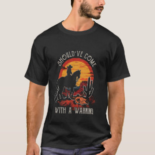 Camiseta Devia Ter Vindo Com Um Aviso Roupas Incríveis Mont