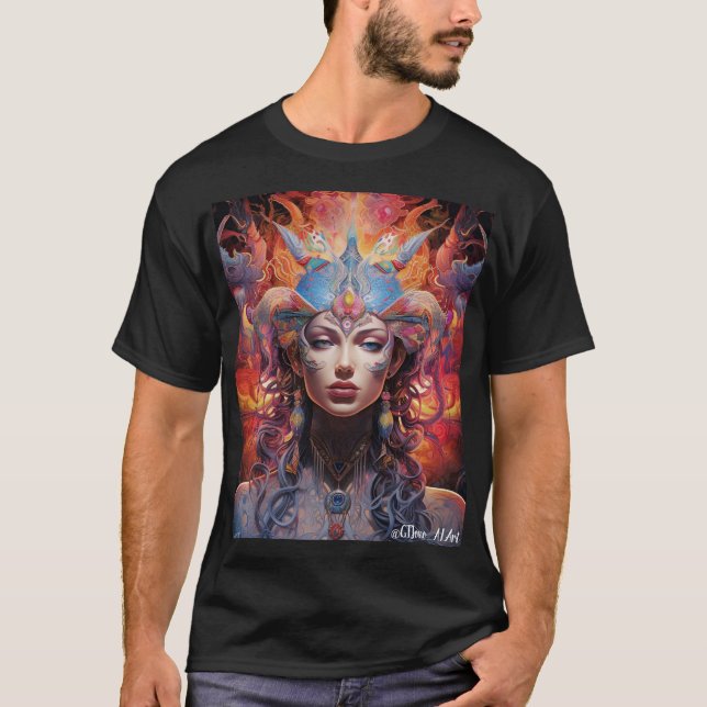 Camiseta Deviance Princess - Extraordinário Abstrato (Frente)