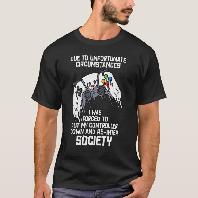Camiseta Devido A Circunstâncias Infelizes, Jogador 6 (Frente)