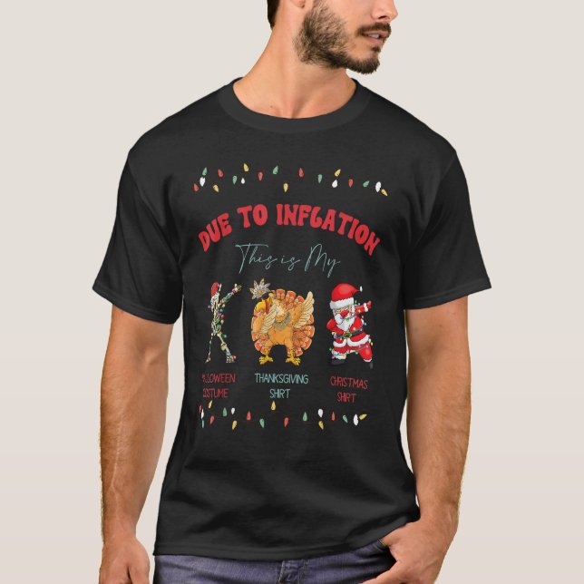 Camiseta devido à inflação, esta é a minha fantasia de Hall (Frente)