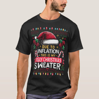 Camiseta Devido à Inflação Feliz Natal