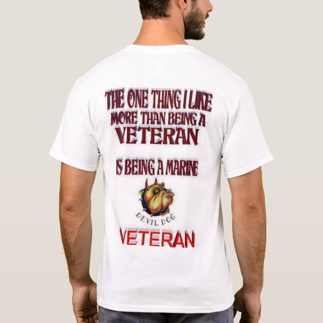 CAMISETA DEVIL DOG VETERAN (Verso)