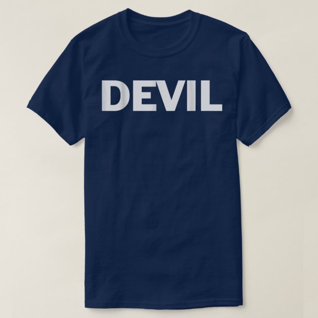 Camiseta Devil Lazy Halloween Costume Funny T 1752 (Frente do Design)