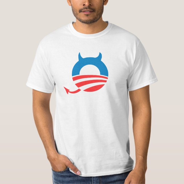 CAMISETA DEVIL OBAMA (Frente)