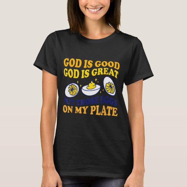 Camiseta Deviled Egg Lover Funny Foodie Humor Apparel Uni-a (Frente)