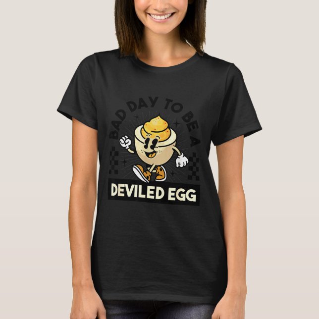 Camiseta Deviled Egg Thanksgiving Eggs For Men Women Funny  (Frente)