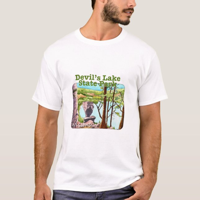 Camiseta Devil's Lake State Park, Wisconsin (Frente)