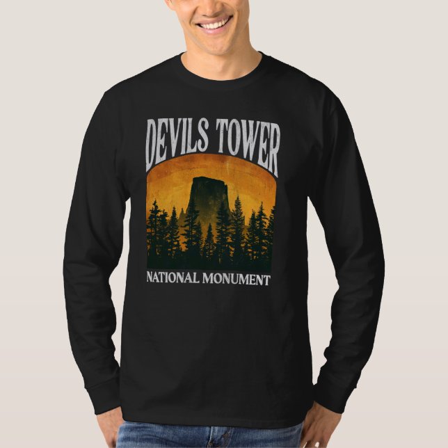 Camiseta Devils Tower National Monuument Wyoming (Frente)