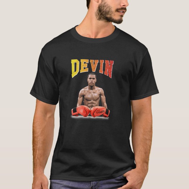 Camiseta Devin Haney Boxer Fighter (Frente)