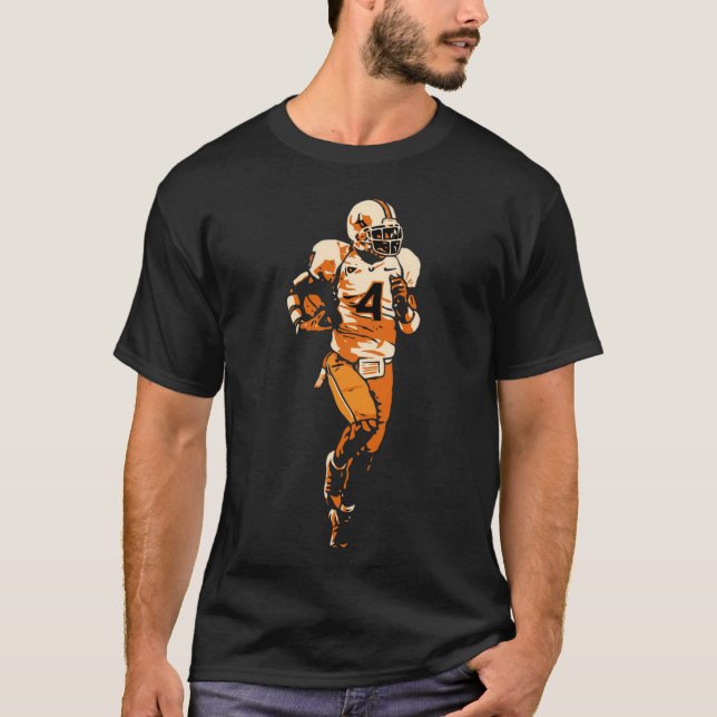 Camiseta Devin Hester Miami Hurricanes Football Legend Art  (Frente)
