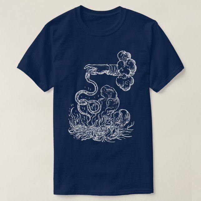 Camiseta Devises Hroques O Cobra Branco (Frente do Design)