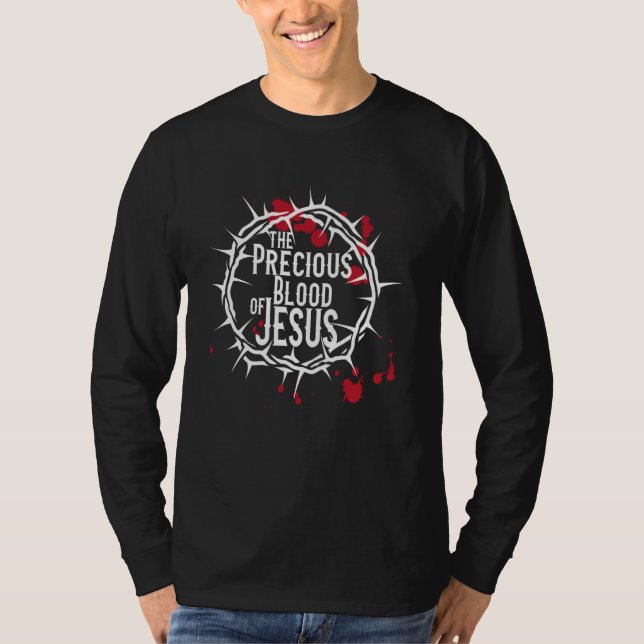 Camiseta Devoção ao Sangue Mais Precioso de Jesus Cristo Ca (Frente)