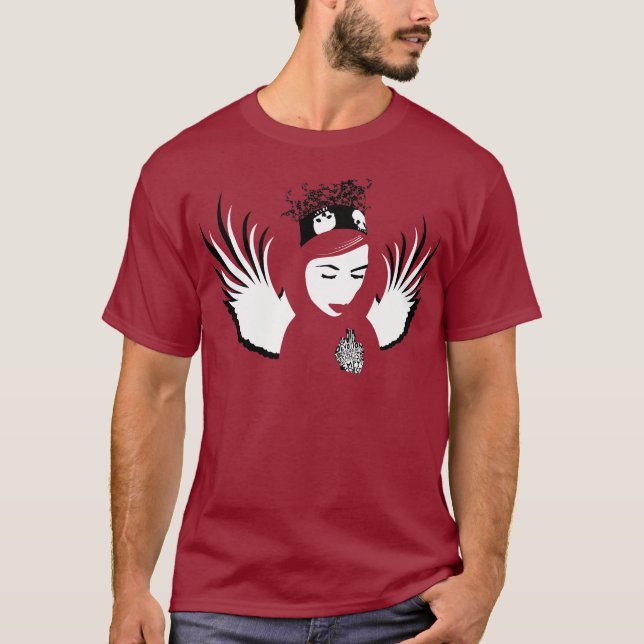 Camiseta devoção condenada: anjo perdido (Frente)