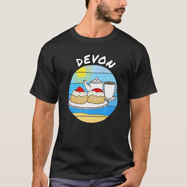 Camiseta Devon Cream Tea British Summer Holiday (Frente)