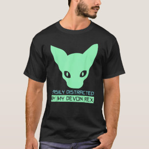 Camiseta Devon Rex Cat