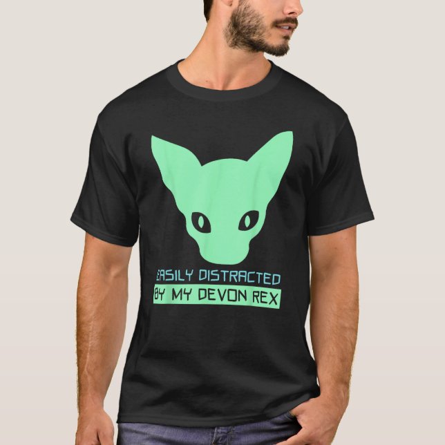 Camiseta Devon Rex Cat (Frente)