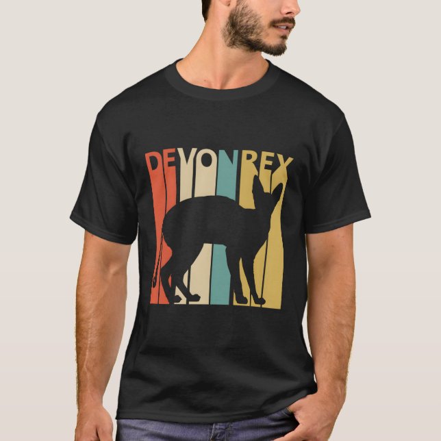 Camiseta Devon Rex Cat (Frente)