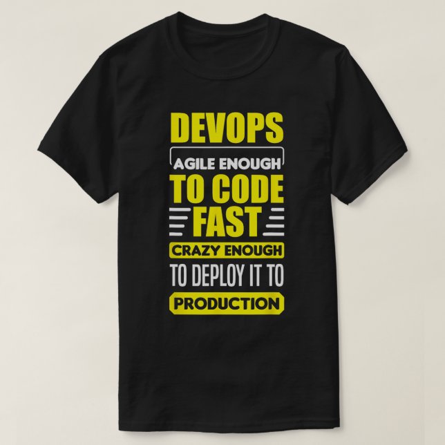 Camiseta DevOps Engenheiro Cloud Computing Agile Software D (Frente do Design)
