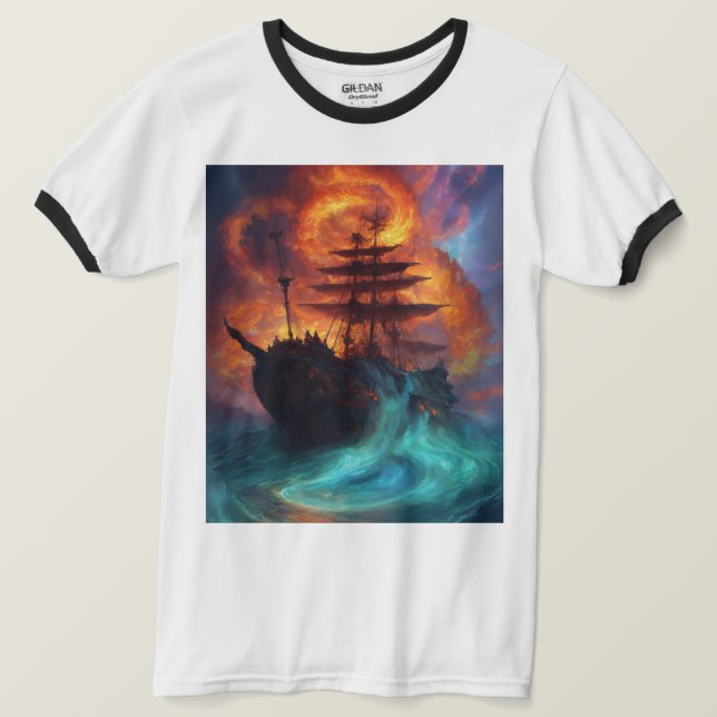 Camiseta Devorador Cósmico: T-Shirt Metal Mortal (Frente do Design)