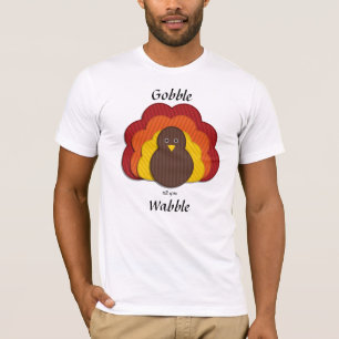 Camiseta Devore Até Vacilar! Feliz Dia de Ação de Graças