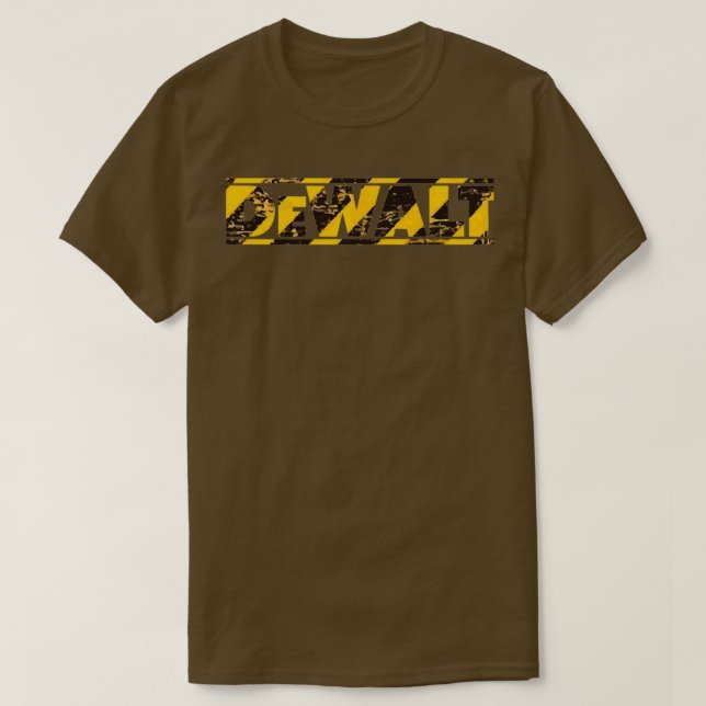Camiseta dewalt com ferramentas pesadas (Frente do Design)