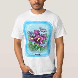 Camiseta Dewdrop Butterfly Iris