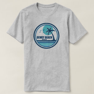 Camiseta Dewey Beach Delaware Palmeira Pássaros