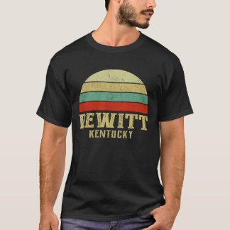 Camiseta DEWITT KENTUCKY Vintage Retro Sunset