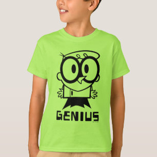 Camiseta Dexter "Genius" - Gráfico de Contorno