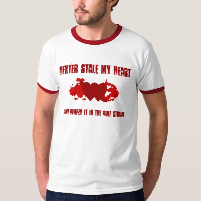 Camiseta Dexter roubou meu coração (Frente)