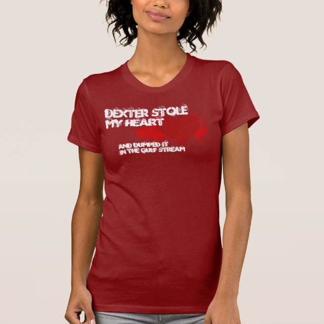 Camiseta Dexter Roubou Meu Coração (Frente)