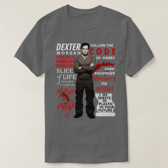 Camiseta Dexter TShirt (Frente do Design)