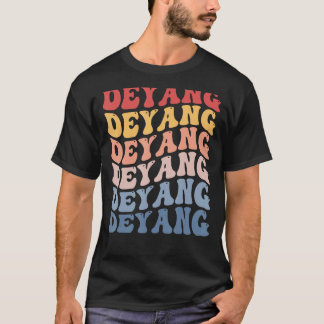 Camiseta Deyang City Groovy Retro