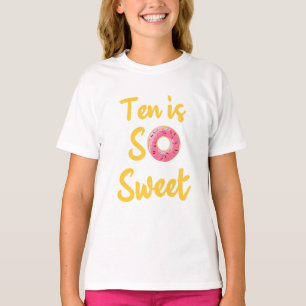 Camiseta Dez É Tão Doce, 9º Aniversário 10
