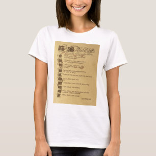 Camiseta dez mandamentos