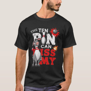 Camiseta Dez Pinos Podem Beijar Minha Boliche Engraçada De