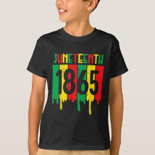 Camiseta Dezembro 1865 Drip African American Men Ki