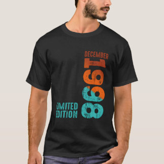 Camiseta Dezembro 1998 Ano 1998 1998 1998 Desde 1998