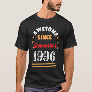 Camiseta Dezembro De 1996 Aniversário Espetacular Desde 199