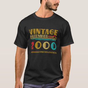 Camiseta Dezembro de 2000 Vintage 23º Aniversário