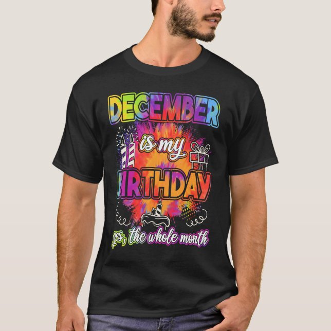 Camiseta Dezembro É Meu Aniversário (Frente)
